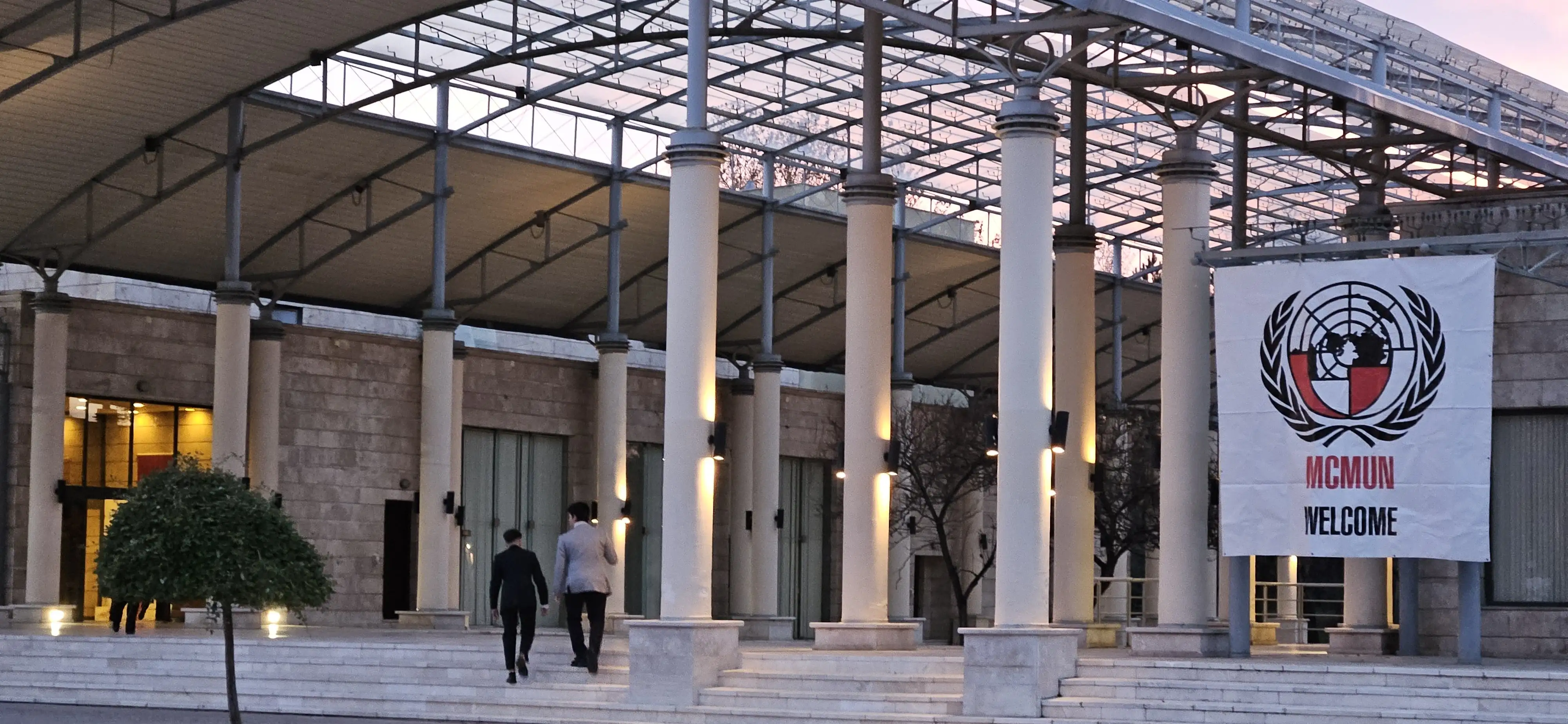 Campus photograph from the MCMUN conference venue